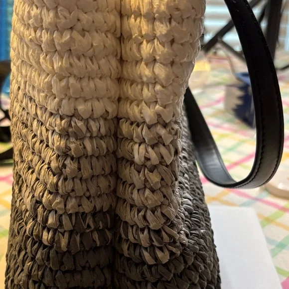 Michael Kors Black and White Shoulder Bag